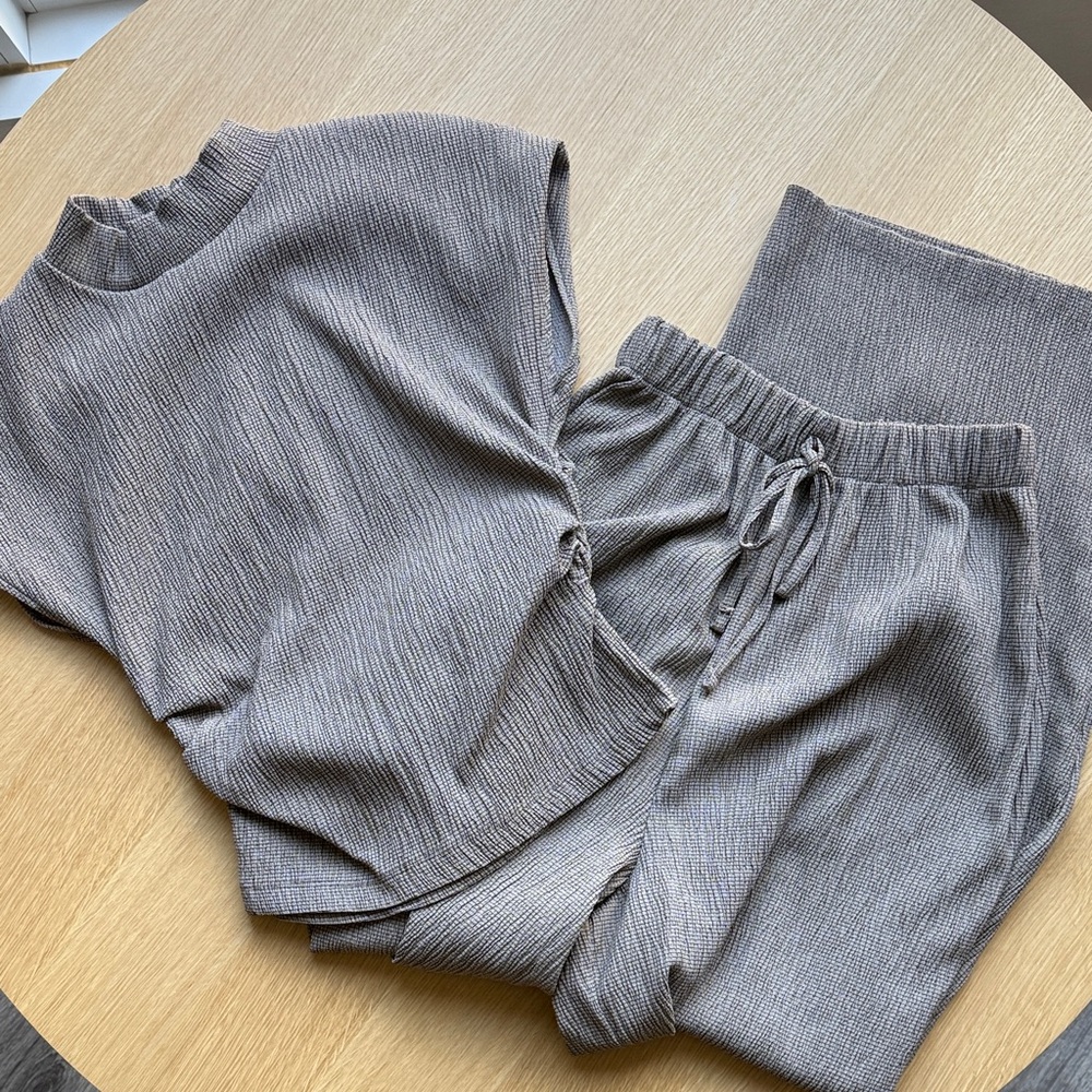 Zara top and pant setup